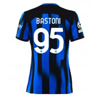 Inter Milan Alessandro Bastoni #95 Hjemmedrakt Dame 2023-24 Kortermet